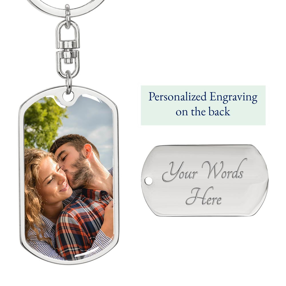 Dog-Tag Keychain (Email us your image)