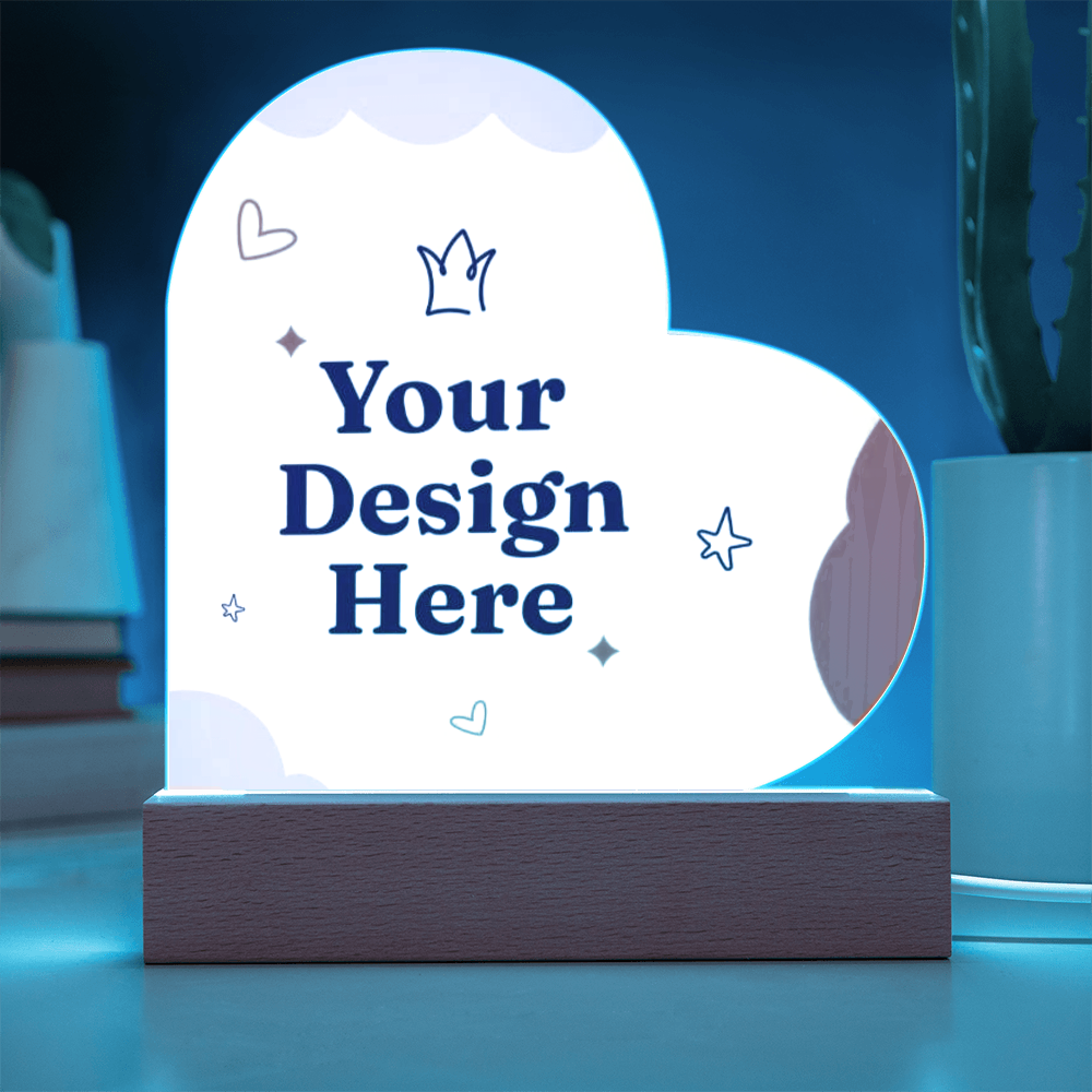 Acrylic Heart Plaque