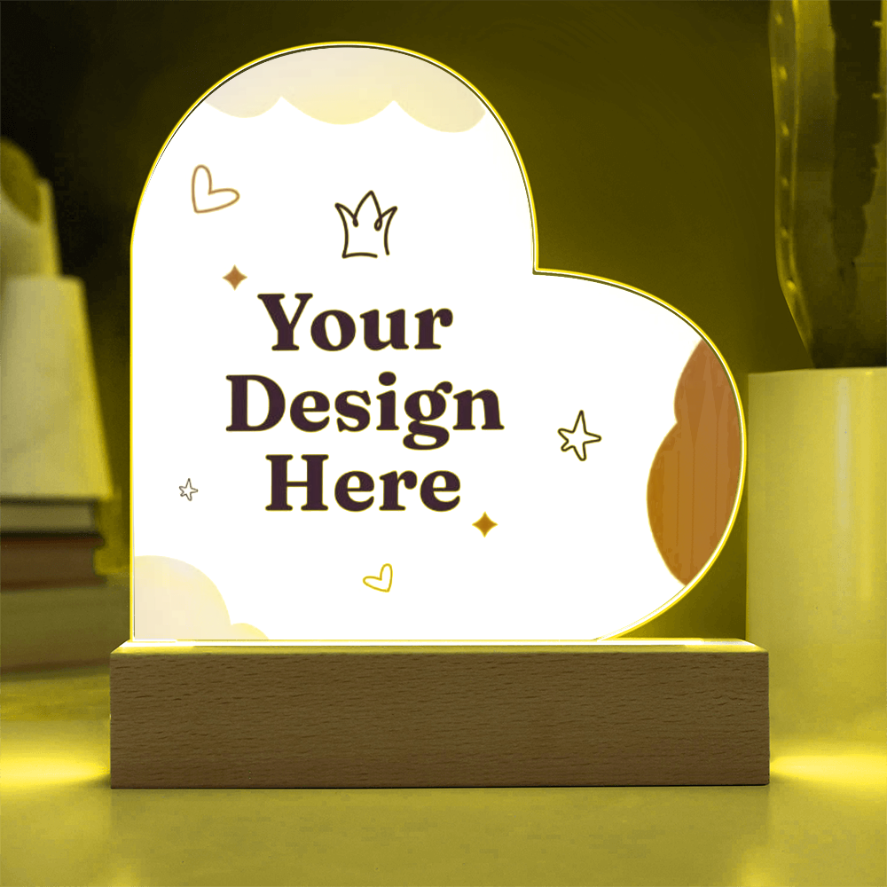 Acrylic Heart Plaque