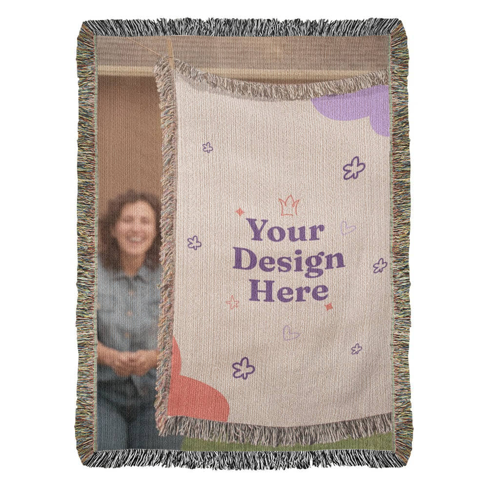 Woven Photo Blanket (Portrait)