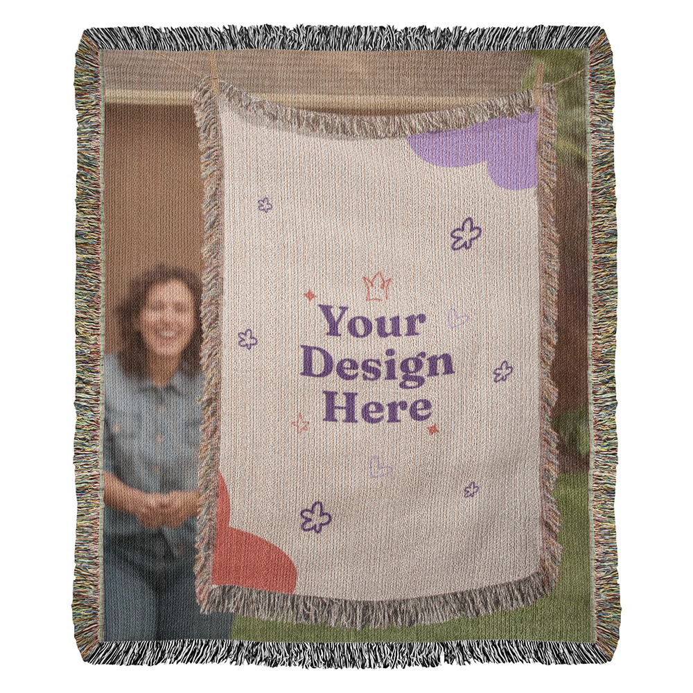 Woven Photo Blanket (Portrait)