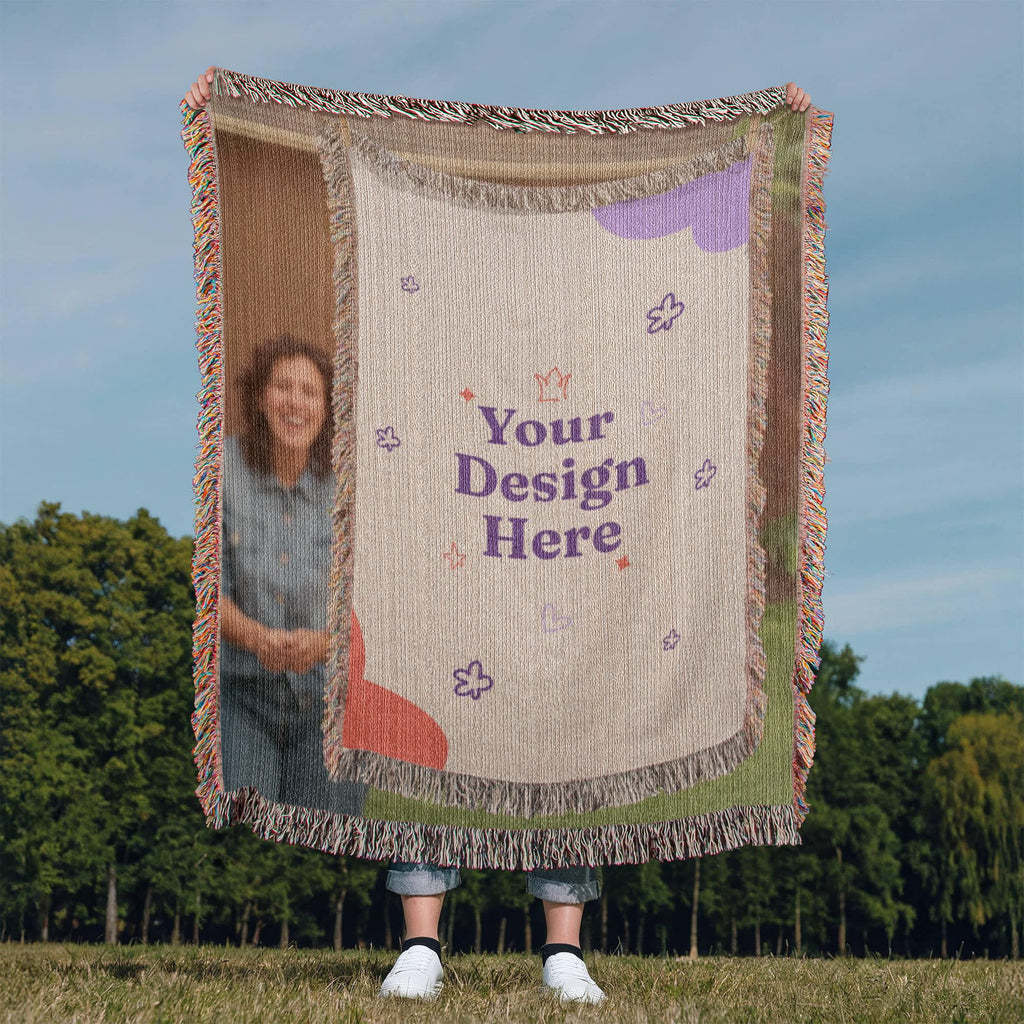 Woven Photo Blanket (Portrait)