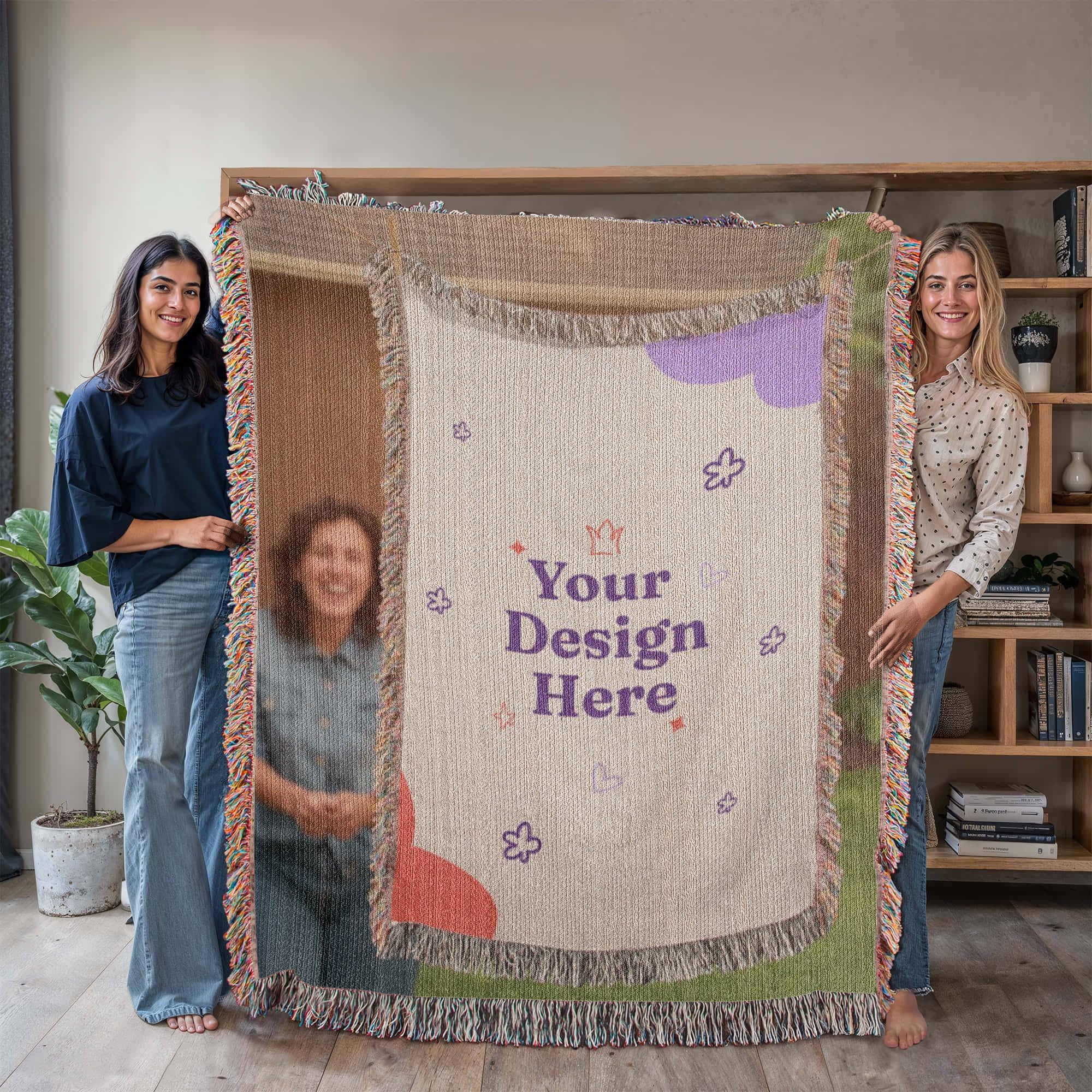 Woven Photo Blanket (Portrait)