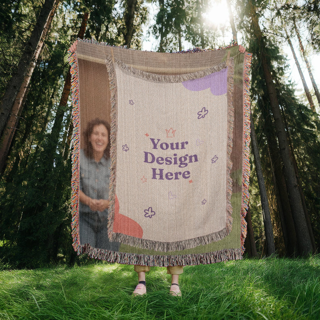Woven Photo Blanket (Portrait)