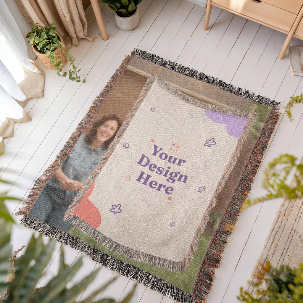 Woven Photo Blanket (Portrait)