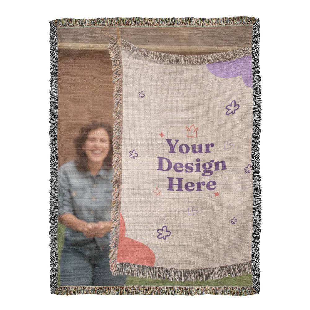 Woven Photo Blanket (Portrait)