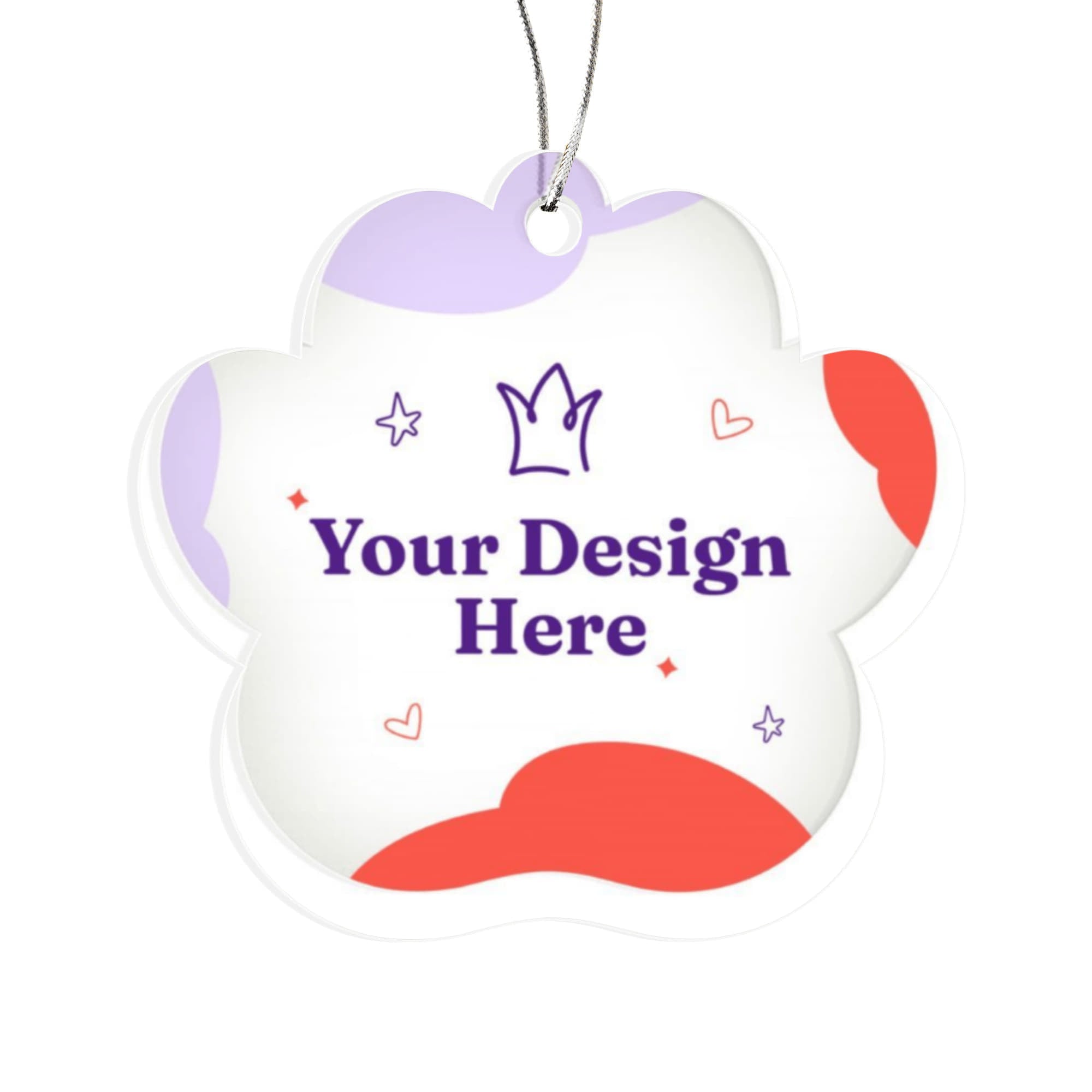 Acrylic Paw Ornament