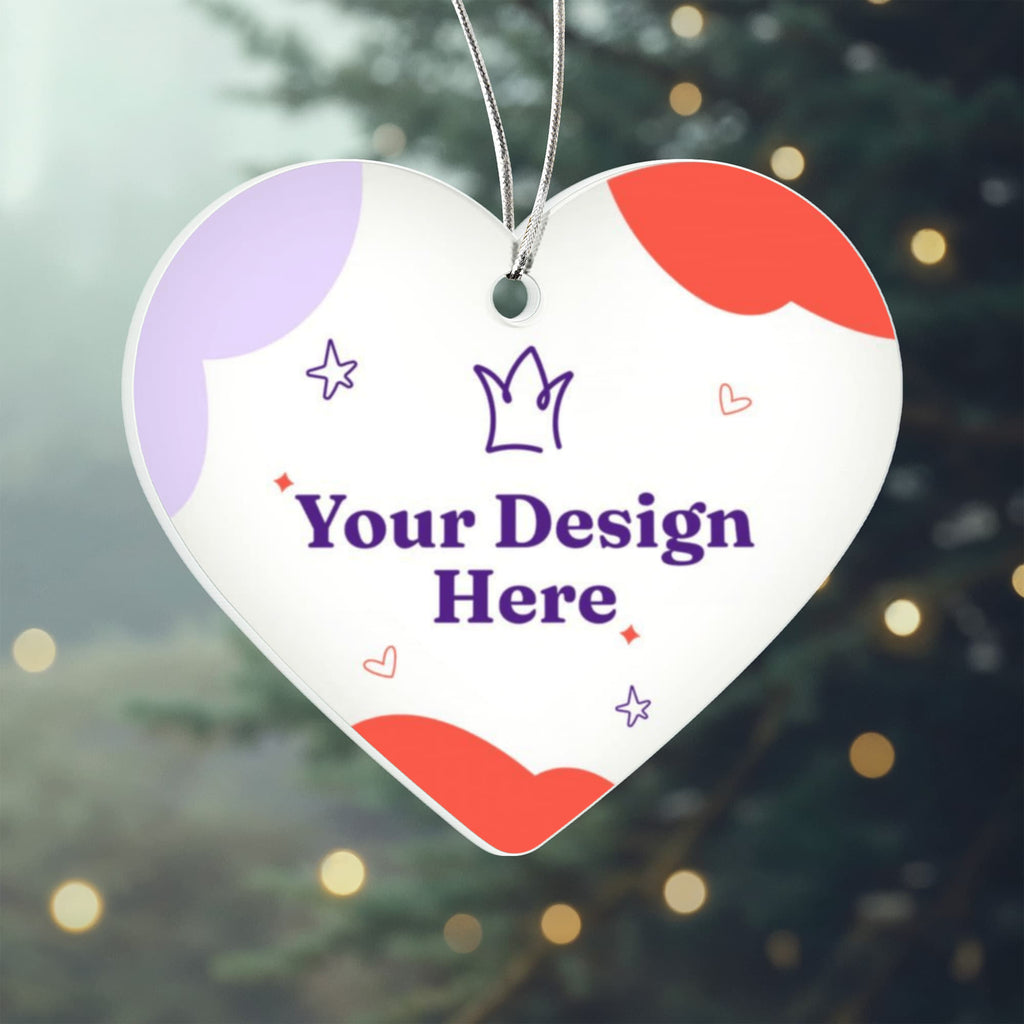 Acrylic Heart Ornament