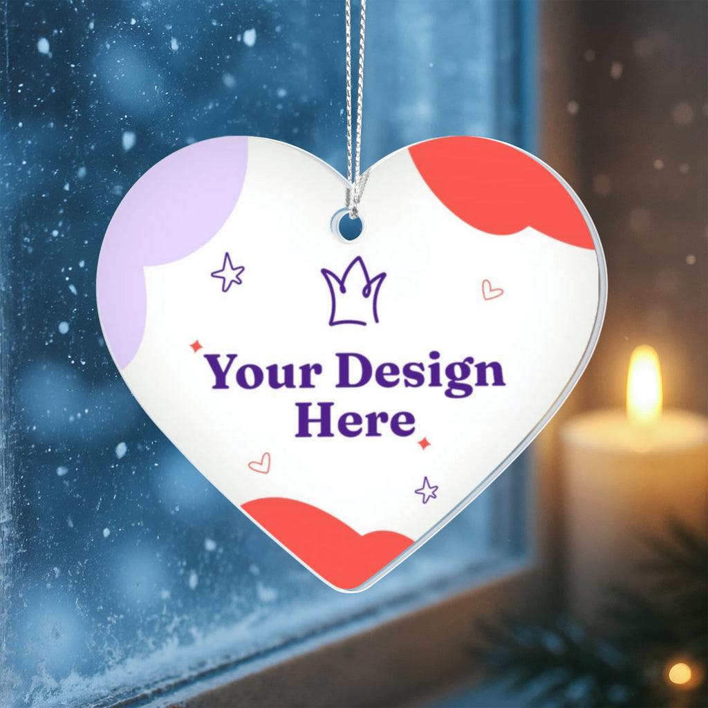 Acrylic Heart Ornament